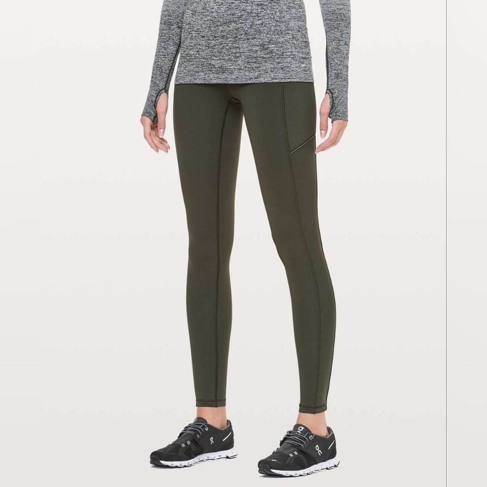 Lululemon Speed Up Tight *Full-On Luxtreme 28"Dark Olive